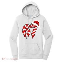 67 Christmas Candy Cane Number Sixty Seven Santa  Women's Hoodie thumb 0