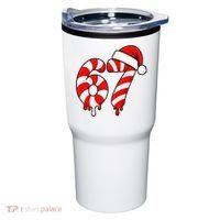 67 Christmas Candy Cane Number Sixty Seven Santa  Tumbler thumb 0