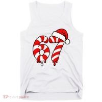 67 Christmas Candy Cane Number Sixty Seven Santa  Tank Top thumb 0