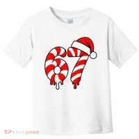 67 Christmas Candy Cane Number Sixty Seven Santa  Toddler T-Shirt thumb 0