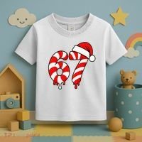 67 Christmas Candy Cane Number Sixty Seven Santa  Toddler T-Shirt thumb 3