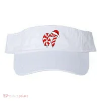 67 Christmas Candy Cane Number Sixty Seven Santa  Visor thumb 0