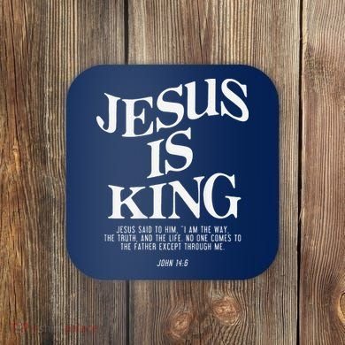 6 Costume Christian (On Back) Coaster