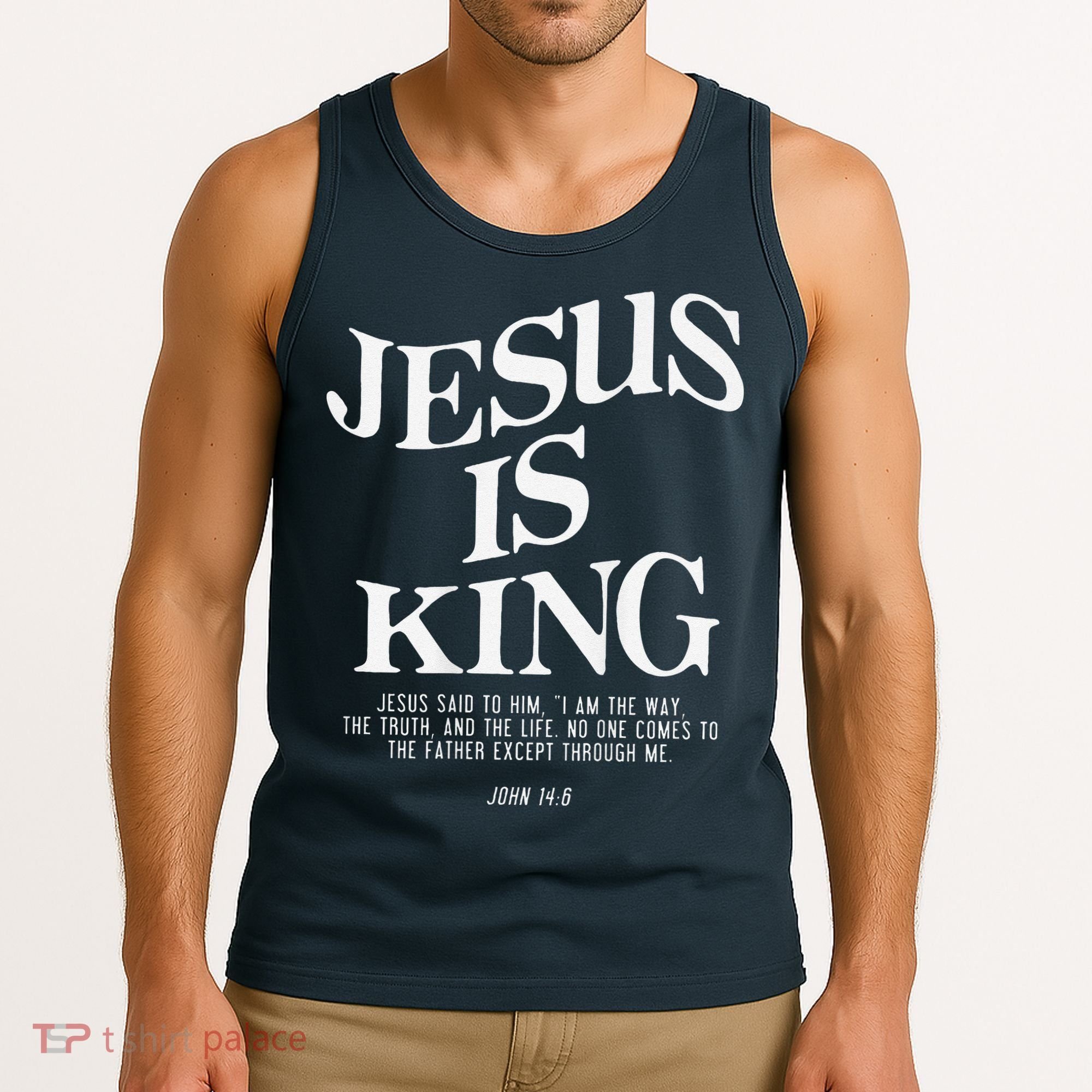 6 Costume Christian (On Back) Tank Top