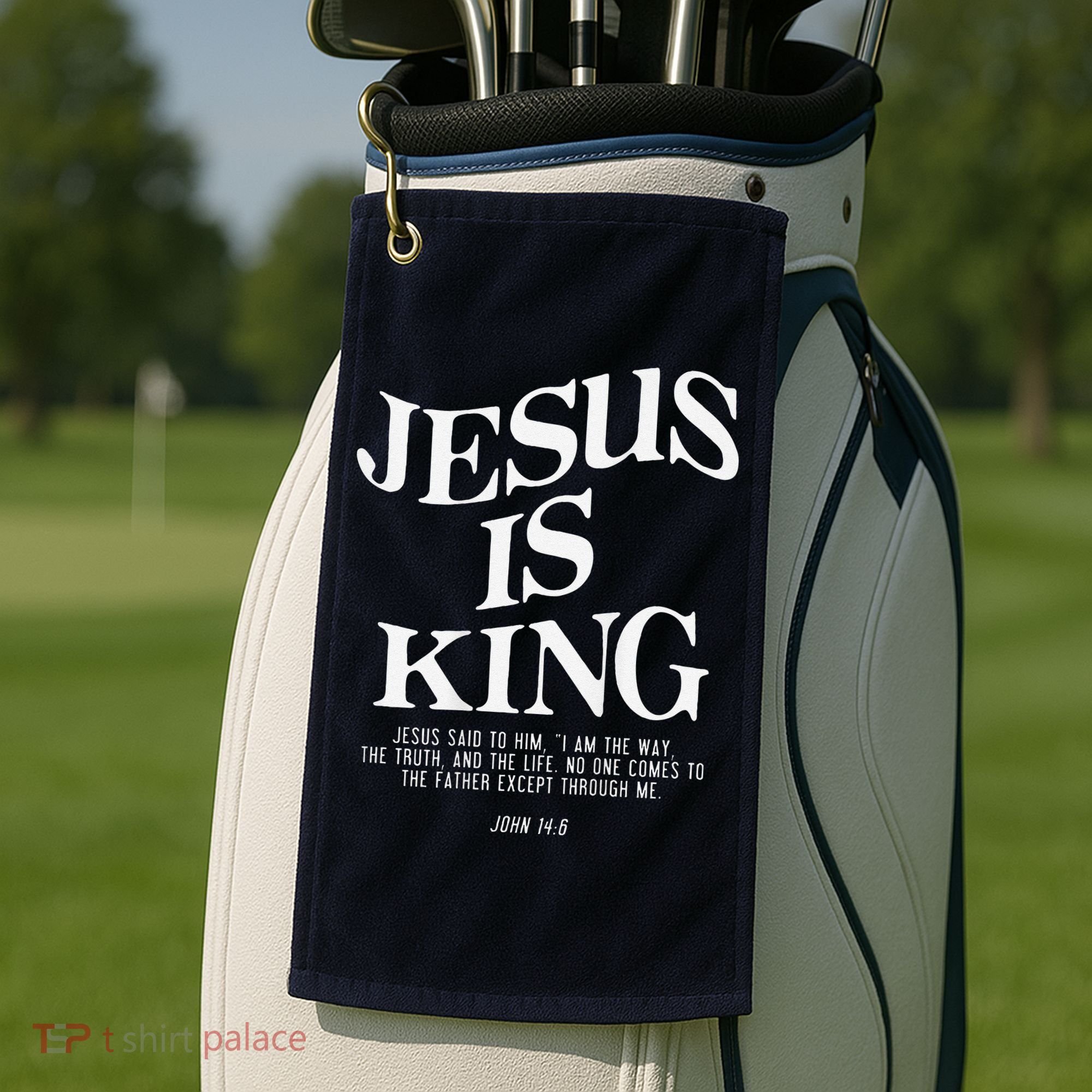 6 Costume Christian (On Back) Golf Towel
