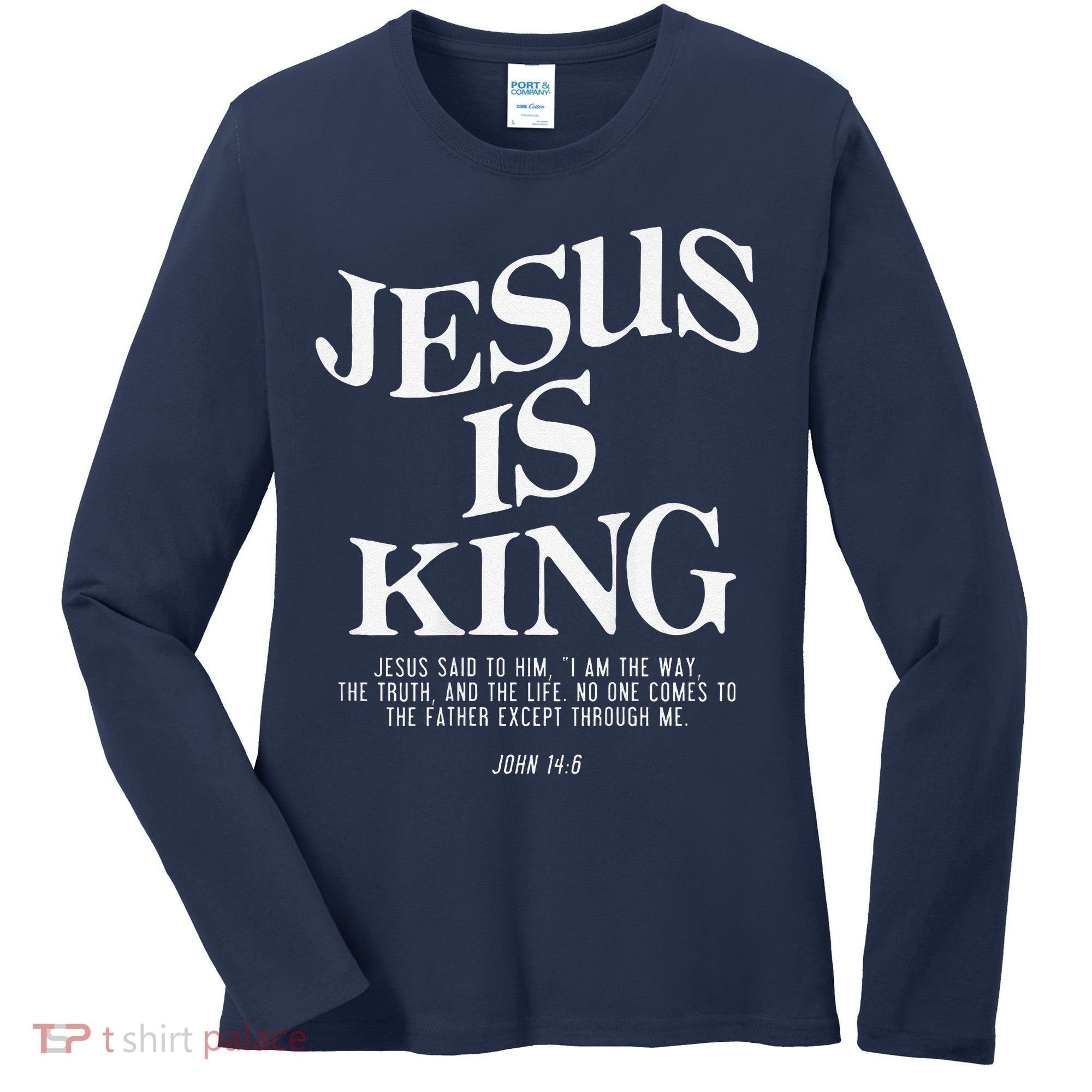 6 Costume Christian (On Back) Women's Long Sleeve Shirt