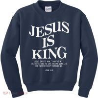 6 Costume Christian (On Back) Kids Sweatshirt thumb 0