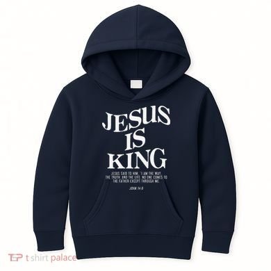 6 Costume Christian (On Back) Kids Hoodie