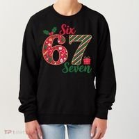 67 Christmas Festive 6-7 Six Seven Meme Women's Sweatshirt thumb 0