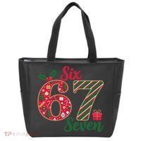 67 Christmas Festive 6-7 Six Seven Meme Tote Bag thumb 0