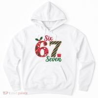 67 Christmas Festive 6-7 Six Seven Meme Hoodie thumb 0