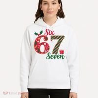 67 Christmas Festive 6-7 Six Seven Meme Hoodie thumb 5