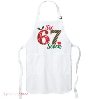 67 Christmas Festive 6-7 Six Seven Meme Apron