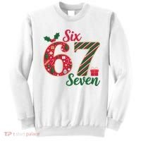 67 Christmas Festive 6-7 Six Seven Meme Sweatshirt thumb 0