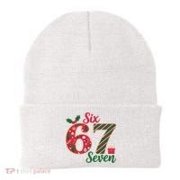 67 Christmas Festive 6-7 Six Seven Meme Beanie thumb 0