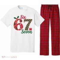 67 Christmas Festive 6-7 Six Seven Meme Pajama Set thumb 0