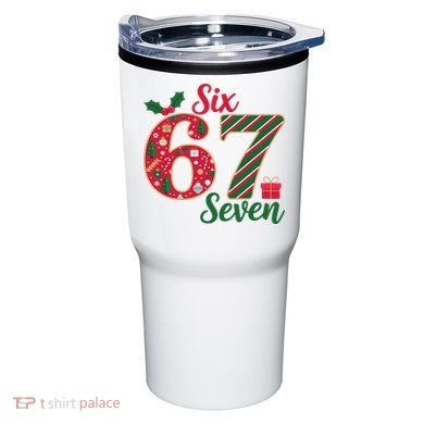 67 Christmas Festive 6-7 Six Seven Meme Tumbler