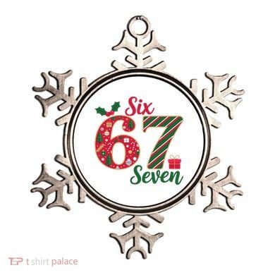67 Christmas Festive 6-7 Six Seven Meme Ornament