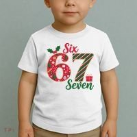 67 Christmas Festive 6-7 Six Seven Meme Toddler T-Shirt thumb 2