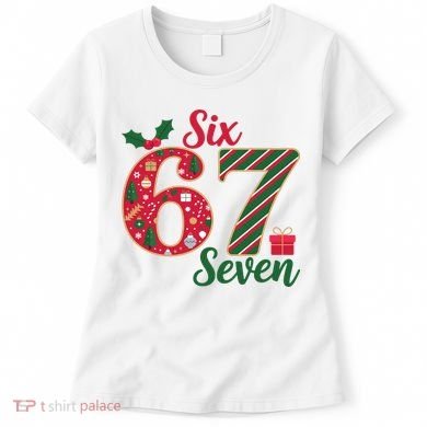 67 Christmas Festive 6-7 Six Seven Meme Women's T-Shirt
