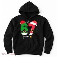 67 Christmas Funny 6-7 Meme Six Seven Xmas Hoodie thumb 0