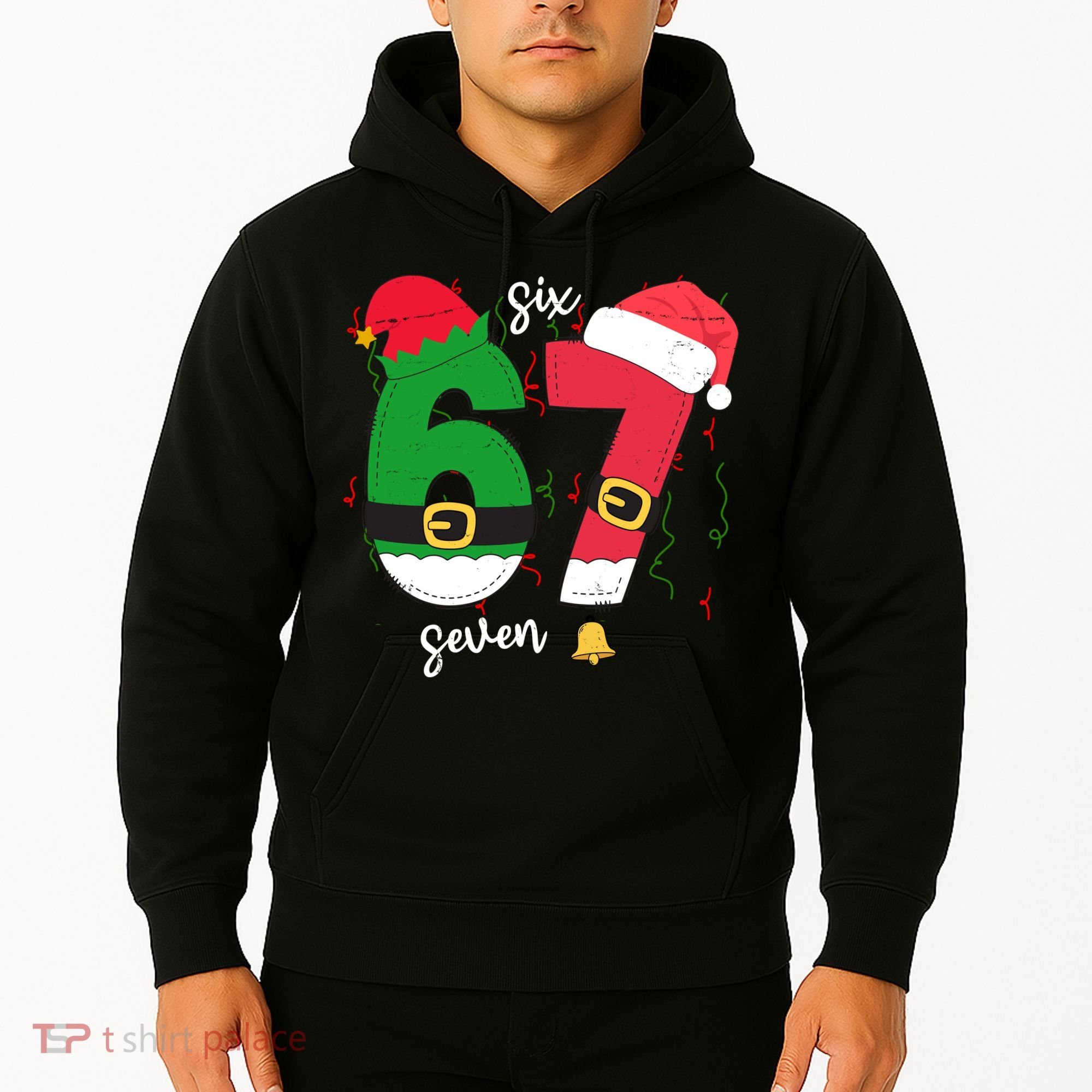 67 Christmas Funny 6-7 Meme Six Seven Xmas Hoodie