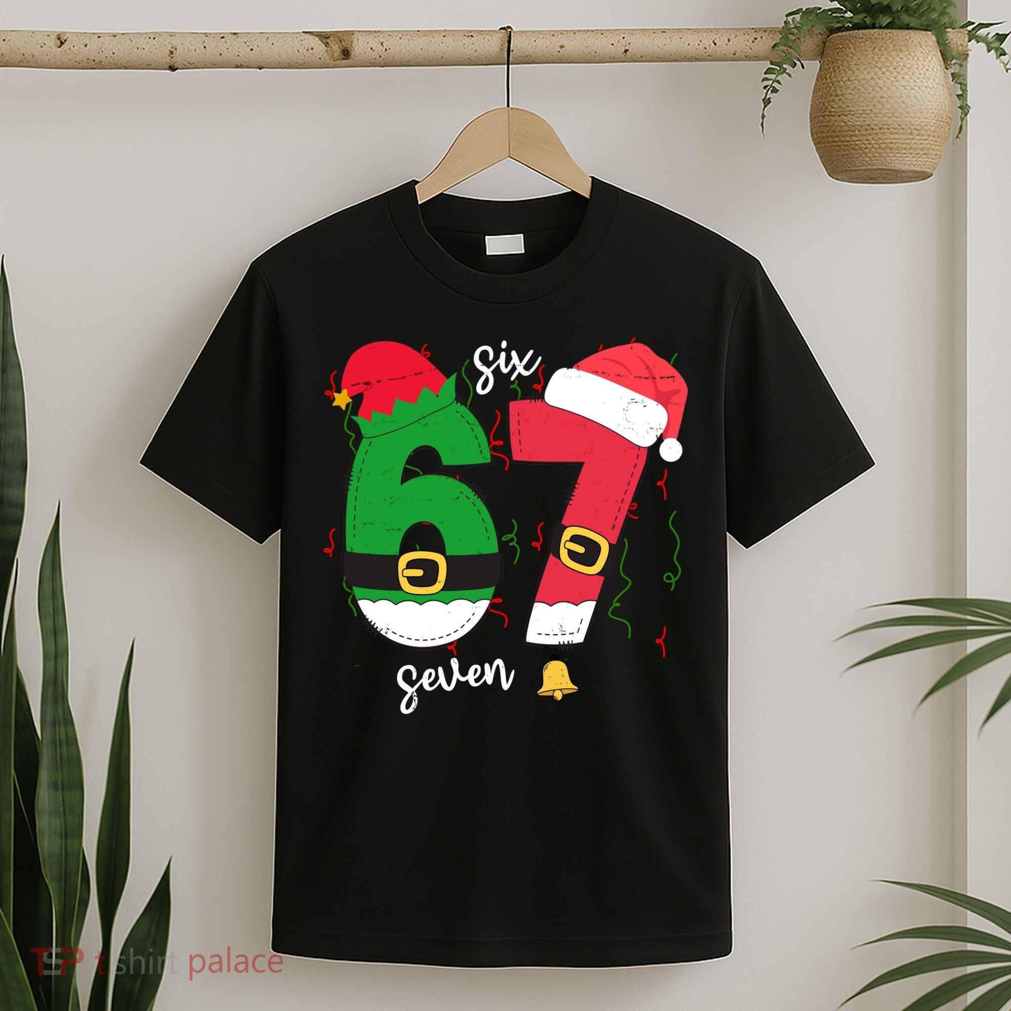 67 Christmas Funny 6-7 Meme Six Seven Xmas T-Shirt