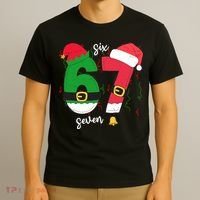 67 Christmas Funny 6-7 Meme Six Seven Xmas T-Shirt thumb 3