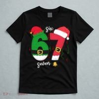 67 Christmas Funny 6-7 Meme Six Seven Xmas T-Shirt thumb 5