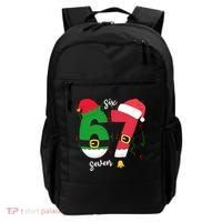 67 Christmas Funny 6-7 Meme Six Seven Xmas Backpack thumb 0