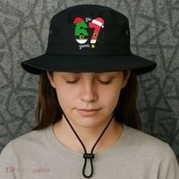 67 Christmas Funny 6-7 Meme Six Seven Xmas Bucket Hat thumb 3