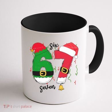 67 Christmas Funny 6-7 Meme Six Seven Xmas Coffee Mug back