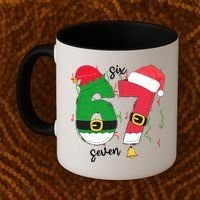 67 Christmas Funny 6-7 Meme Six Seven Xmas Coffee Mug thumb 2