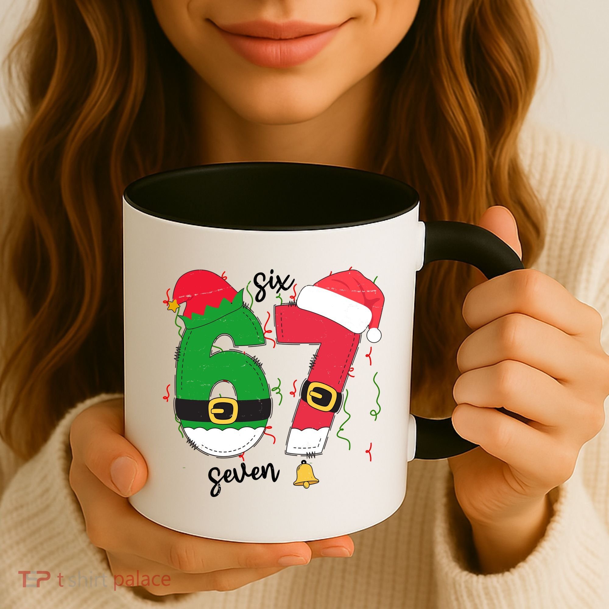 67 Christmas Funny 6-7 Meme Six Seven Xmas Coffee Mug