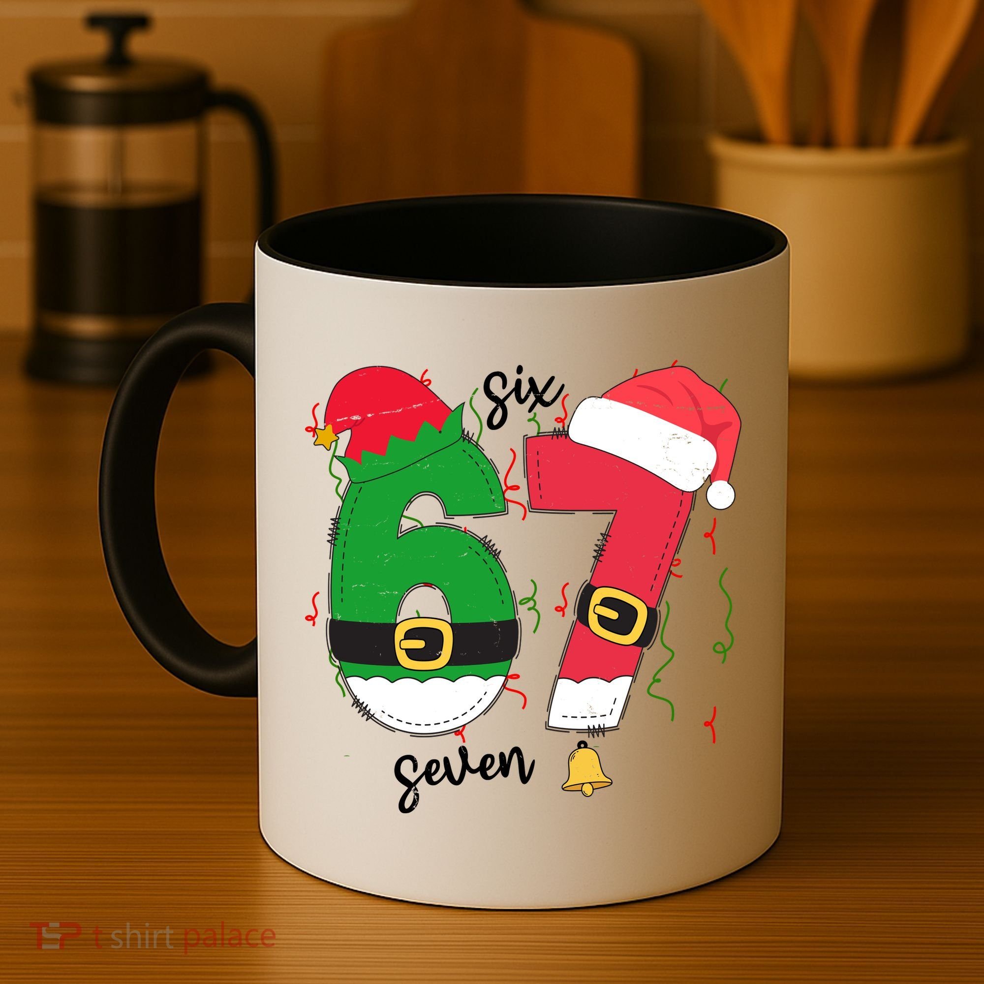 67 Christmas Funny 6-7 Meme Six Seven Xmas Coffee Mug