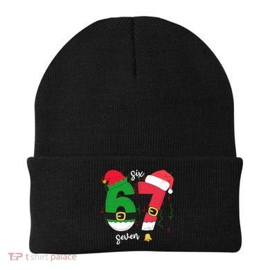 67 Christmas Funny 6-7 Meme Six Seven Xmas Beanie