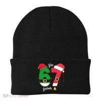 67 Christmas Funny 6-7 Meme Six Seven Xmas Beanie thumb 0