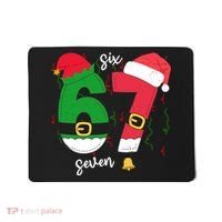 67 Christmas Funny 6-7 Meme Six Seven Xmas Mousepad thumb 0