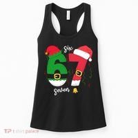 67 Christmas Funny 6-7 Meme Six Seven Xmas Women's Tank Top thumb 0