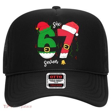 67 Christmas Funny 6-7 Meme Six Seven Xmas Hat