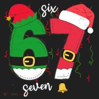 67 Christmas Funny 6-7 Meme Six Seven Xmas Hat thumb 2