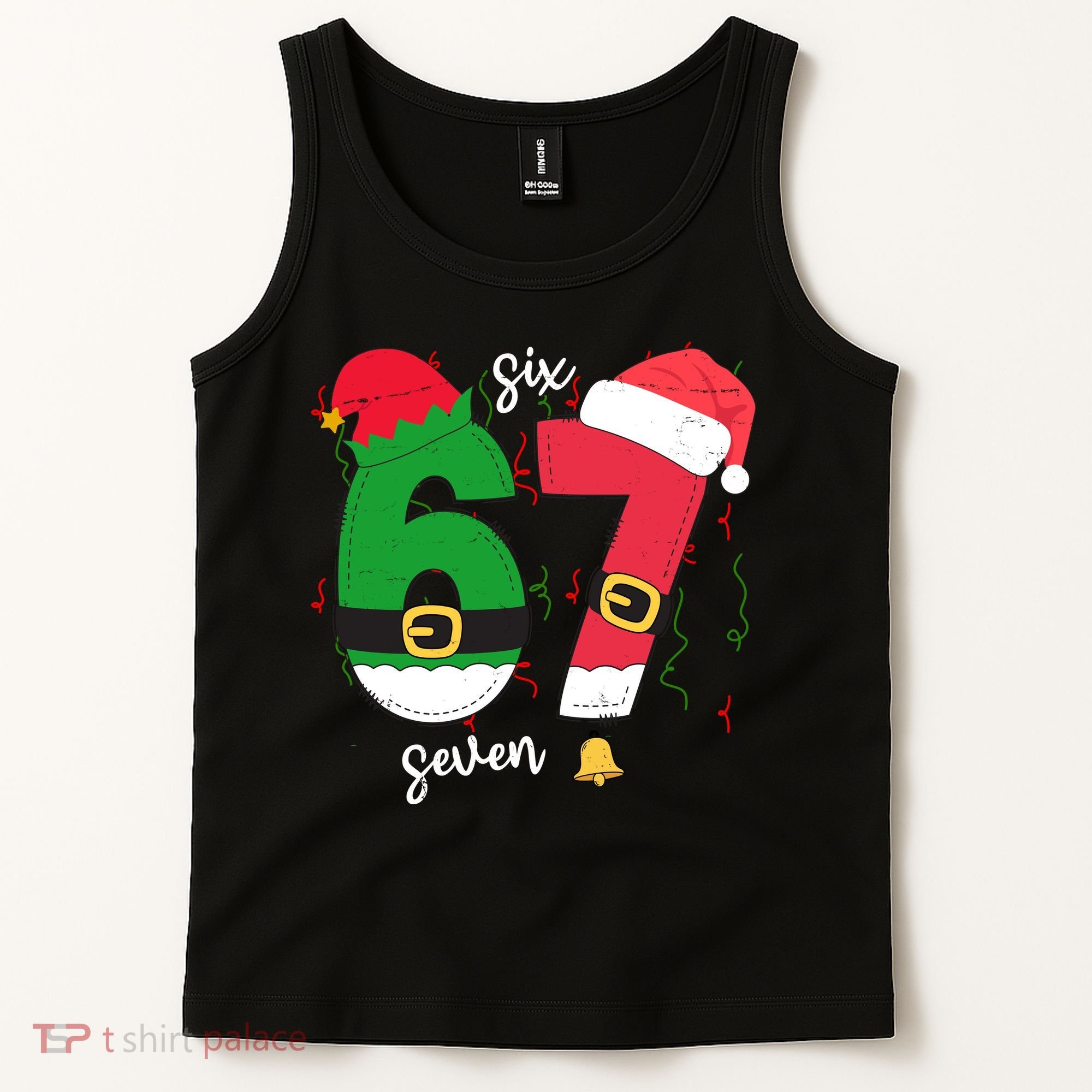 67 Christmas Funny 6-7 Meme Six Seven Xmas Tank Top
