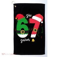67 Christmas Funny 6-7 Meme Six Seven Xmas Golf Towel thumb 0