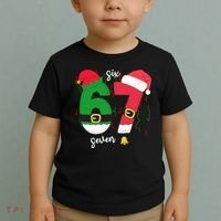 67 Christmas Funny 6-7 Meme Six Seven Xmas Toddler T-Shirt thumb 2