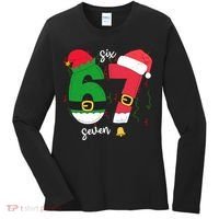 67 Christmas Funny 6-7 Meme Six Seven Xmas Women's Long Sleeve Shirt thumb 0