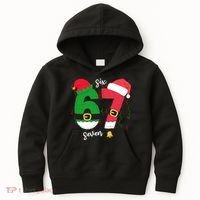 67 Christmas Funny 6-7 Meme Six Seven Xmas Kids Hoodie thumb 0