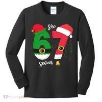 67 Christmas Funny 6-7 Meme Six Seven Xmas Kids Long Sleeve Shirt thumb 0