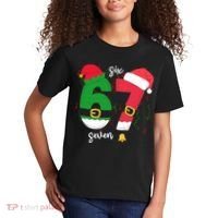 67 Christmas Funny 6-7 Meme Six Seven Xmas Kids T-Shirt thumb 2