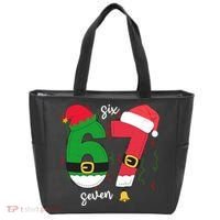 67 Christmas Funny 6-7 Meme Six Seven Xmas Tote Bag thumb 0