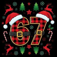 67 Christmas Plaid Number Viral Meme 6-7 Six Seven Coffee Mug thumb 5
